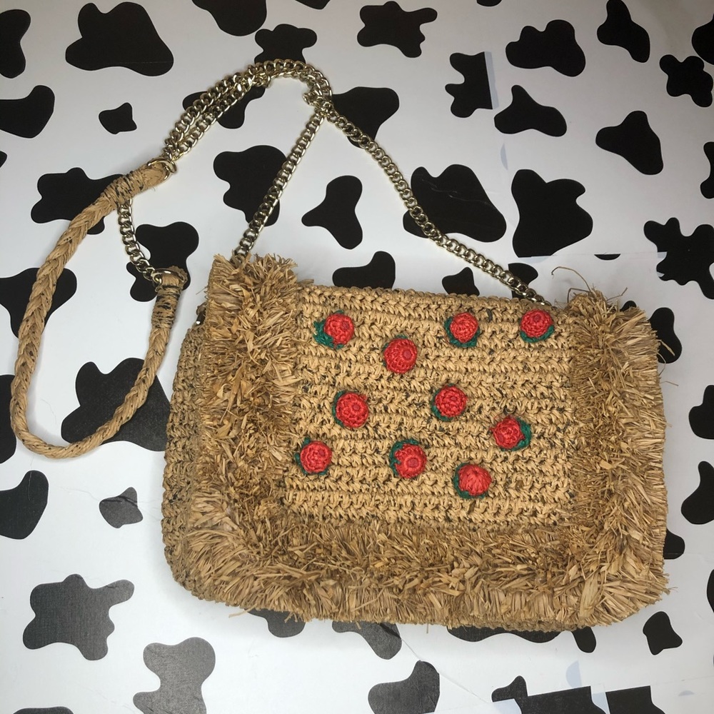 Zara Straw Crossbody
